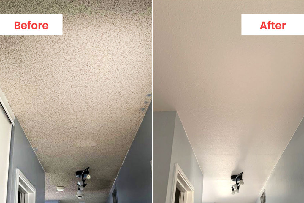 popcorn ceiling